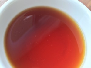 産毛（新芽のある茶葉の証）